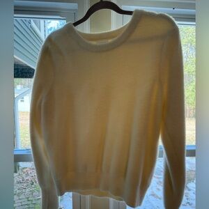 Cyrus Women's Cream Crewneck Sweater
